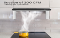 Black Cooker Hood