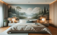 wall painting in bedroom