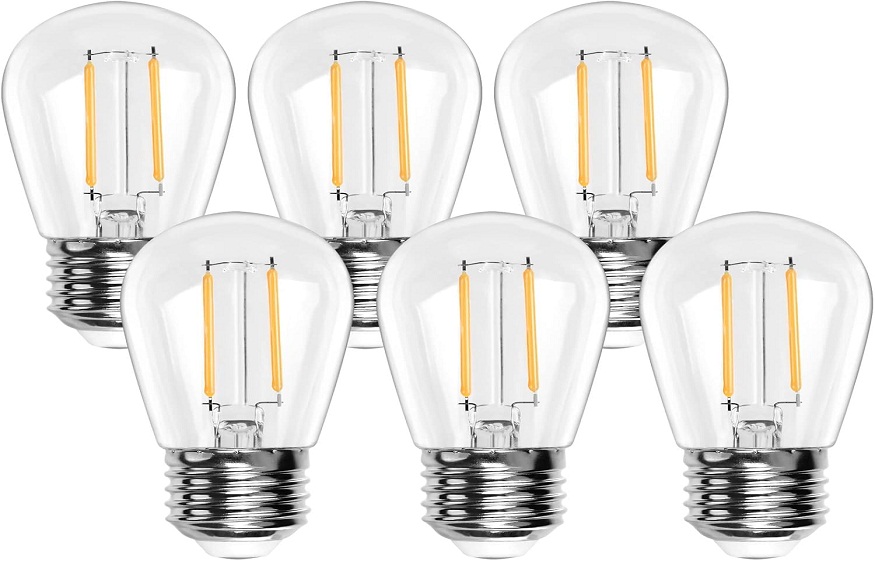 Warm LED light bulbs